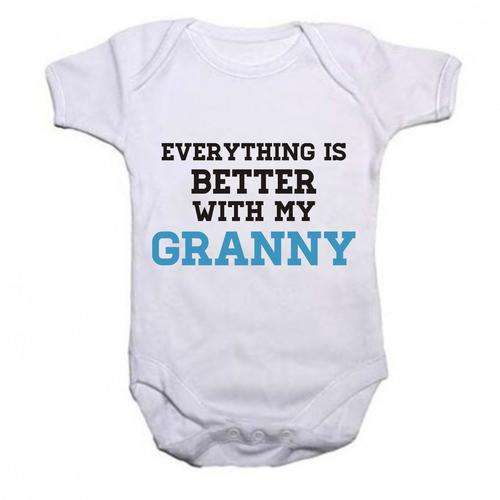 Everything is better with Granny baby grow