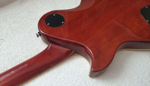 Aria Les Paul Electric Guitar - Tea Burst - Set Neck