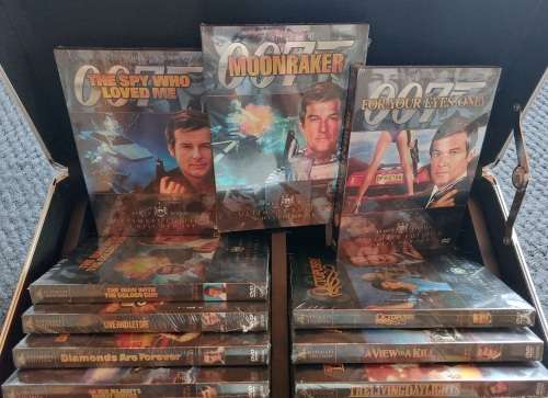 James Bond 007 DVD Case with Ultimate Edition DVDs