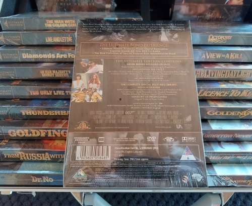 James Bond 007 DVD Case with Ultimate Edition DVDs
