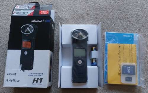 Zoom H1 Handheld Portable Recorder