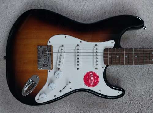Squier Bullet Stratocaster by Fender - Hard Tail Sunburst Electric Guitar