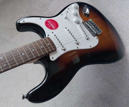 Squier Bullet Stratocaster by Fender - Hard Tail Sunburst Electric Guitar
