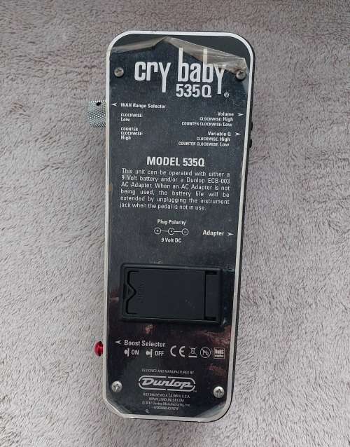 Cry Baby 535Q Multi-Wah Pedal for Guitar
