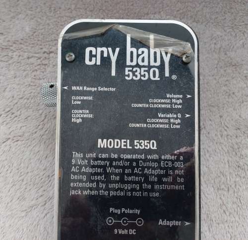 Cry Baby 535Q Multi-Wah Pedal for Guitar