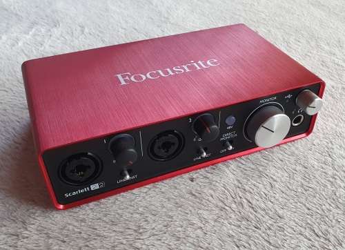 Focusrite Scarlett 2i2 Audio Interface USB
