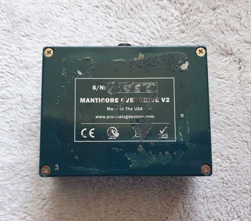 ProAnalog Devices Manticore v2 Overdrive-Distortion Guitar Pedal