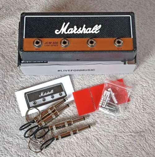 Guitar Jack Plug Marshall JCM800 Wall Key Hanger