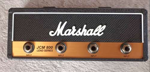 Guitar Jack Plug Marshall JCM800 Wall Key Hanger