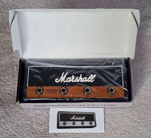 Guitar Jack Plug Marshall JCM800 Wall Key Hanger