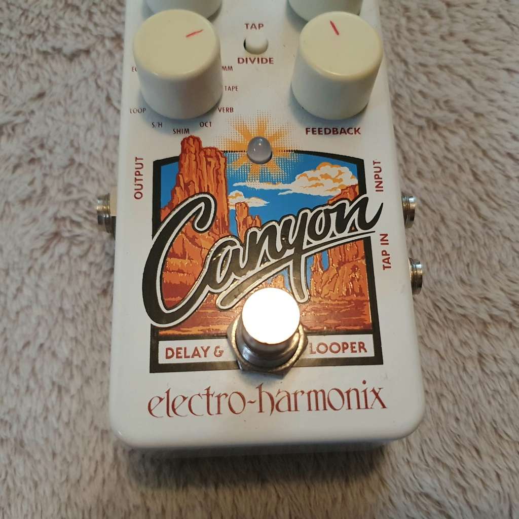 Electro-Harmonix Canyon Delay Looper Guitar Pedal