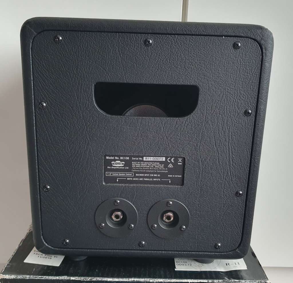 Vox BC108 Guitar Speaker Cabinet (New)