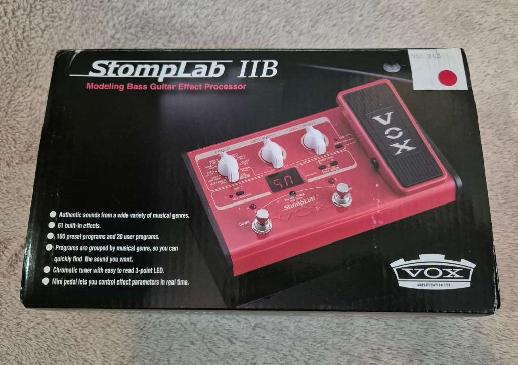 Vox Stomplab IIB Bass Guitar Multi-effects Pedal