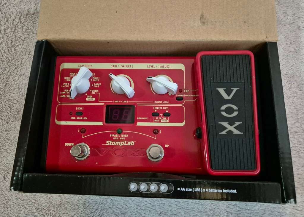 Vox Stomplab IIB Bass Guitar Multi-effects Pedal