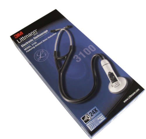Littmann Electronic Stethoscope: 3100 BLACK