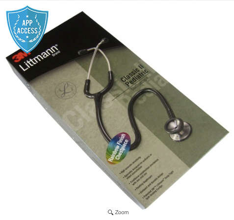 Littmann Paediatric Stainless Steel: Caribbean Blue with Rainbow Finish (FREE SHIPPING)