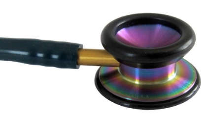 Littmann Paediatric Stainless Steel: Caribbean Blue with Rainbow Finish (FREE SHIPPING)