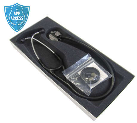 Littmann Master Cardiology: Stainless Steel- Black (FREE SHIPPING)