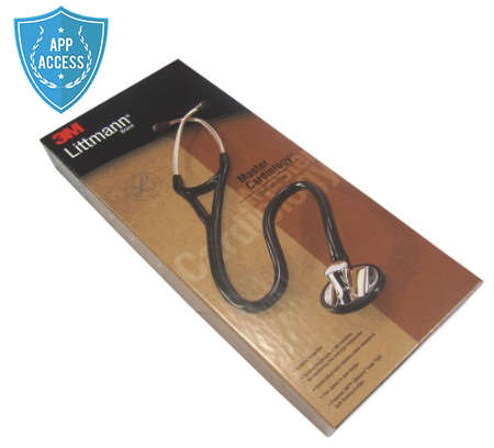 Littmann Master Cardiology: Stainless Steel- Black (FREE SHIPPING)