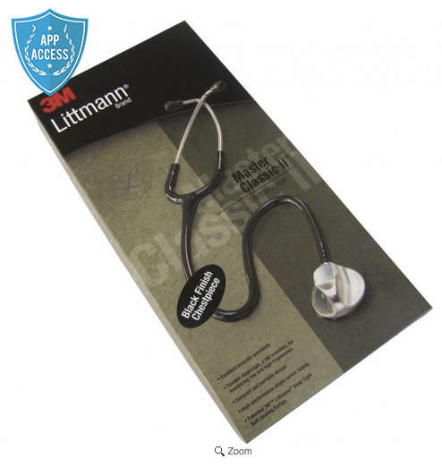 Littmann Master Classic II: All Black Finish(FREE SHIPPING)
