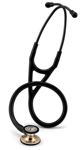 Littmann Cardiology IV: Black tubing Champagne Finish (FREE SHIPPING)
