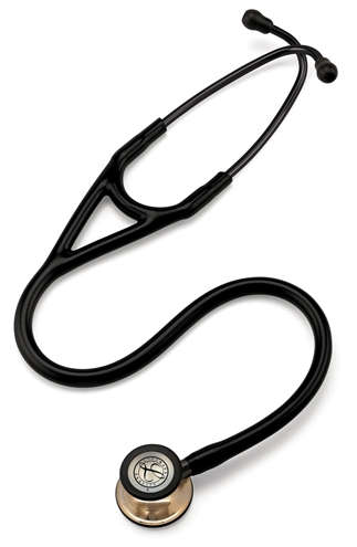 Littmann Cardiology IV: Black tubing Champagne Finish (FREE SHIPPING)