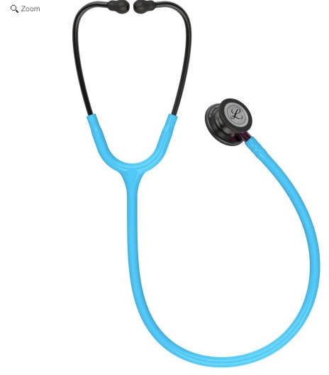 Littmann Classic III SE: Turquoise Tube Smoke Finish Pink Stem(FREE SHIPPING)