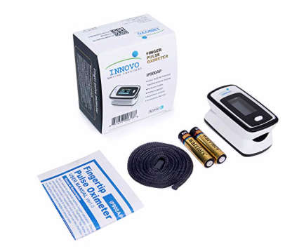 Innovo Deluxe Fingertip Pulse Oximeter with Plethysmograph and Perfusion Index
