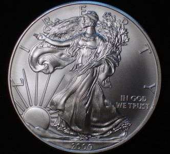 ** 1oz Silver Eagle 2009 **Crazy R1