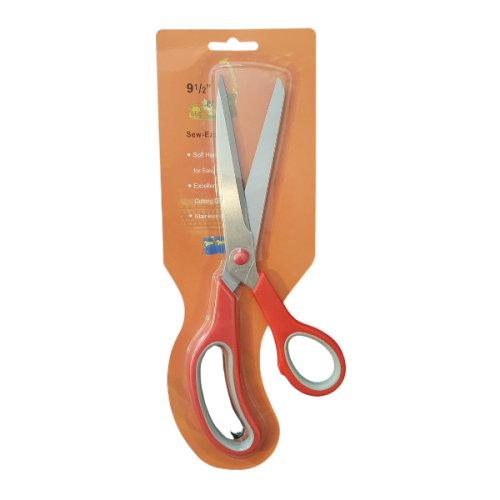 Red Soft Touch Scissor 9.5 inch