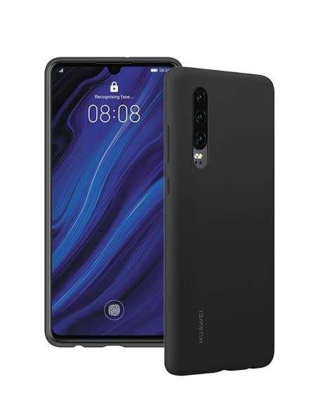 Huawei P30 Pro Silicone Car Case - Black