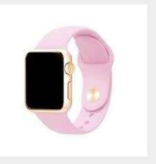 Silicone Watch Strap for Apple Watch - Baby Pink