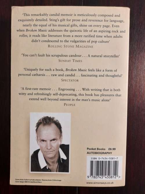 Sting - Broken Promises (Autobiography)