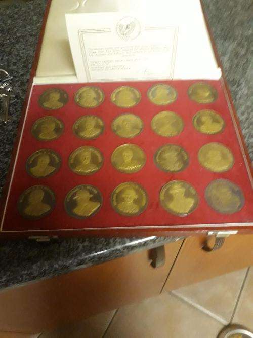 Boer war generals 20 coin silver