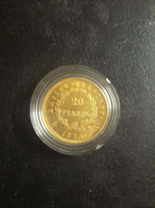 1813 20 Franc gold coin
