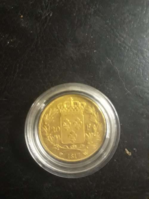 20 franc 1817, gold