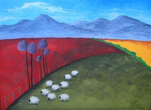 Pieter vd Westhuizen styled painting