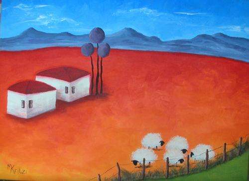 Pieter vd Westhuizen styled painting