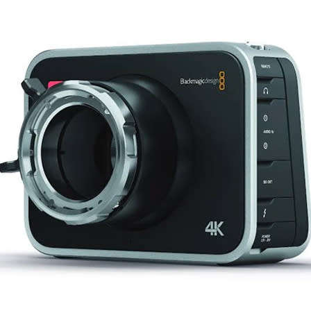 Blackmagic Design Production Camera 4K (EF Mount) including Travel Case, Tripod & SDI-HDMI Converter