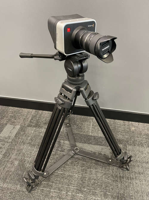 Blackmagic Design Production Camera 4K (EF Mount) including Travel Case, Tripod & SDI-HDMI Converter