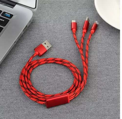 Cell Phone charger - 3 in 1 (IOS, Android and Type C)