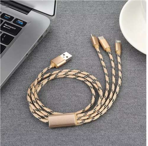 Cell Phone charger - 3 in 1 (IOS, Android and Type C)