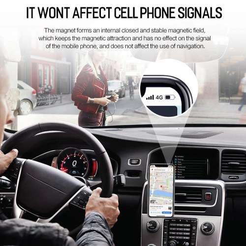 Magnetic L Shaped Airvent Car Cellphone holder