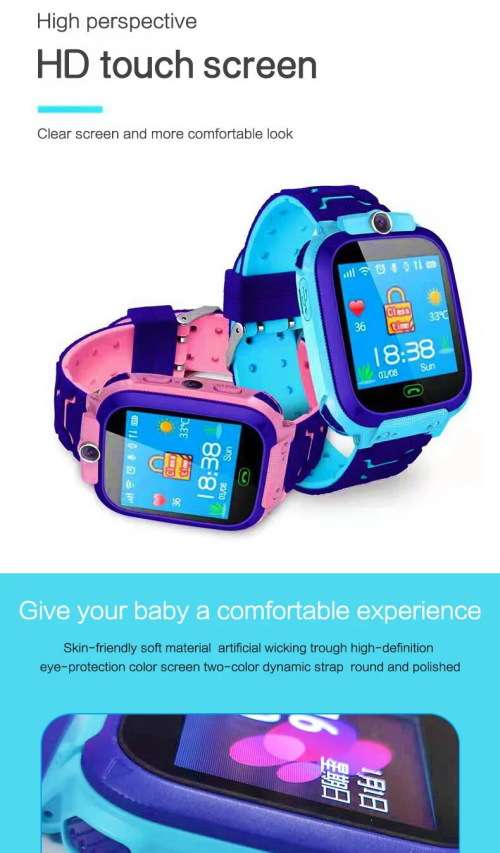GPS Smartwatch for kids with iOS android phone
