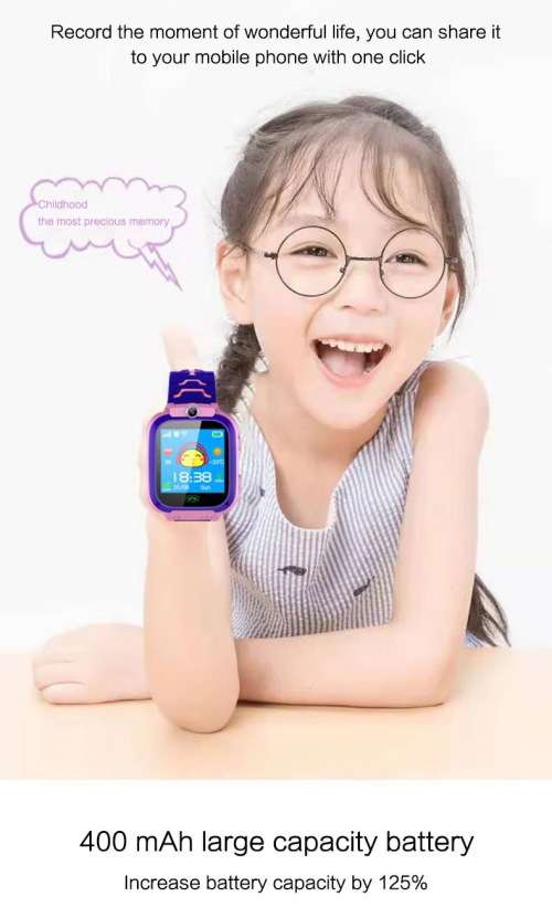 GPS Smartwatch for kids with iOS android phone