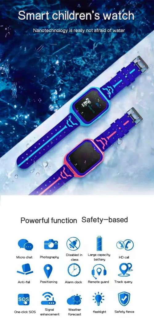 GPS Smartwatch for kids with iOS android phone