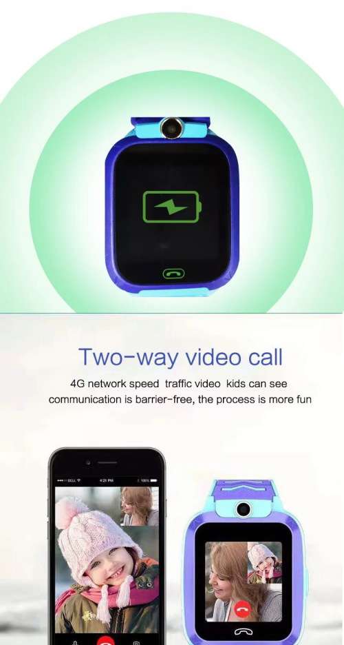 GPS Smartwatch for kids with iOS android phone