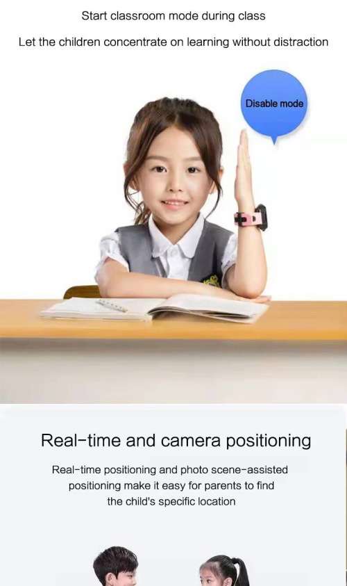 GPS Smartwatch for kids with iOS android phone