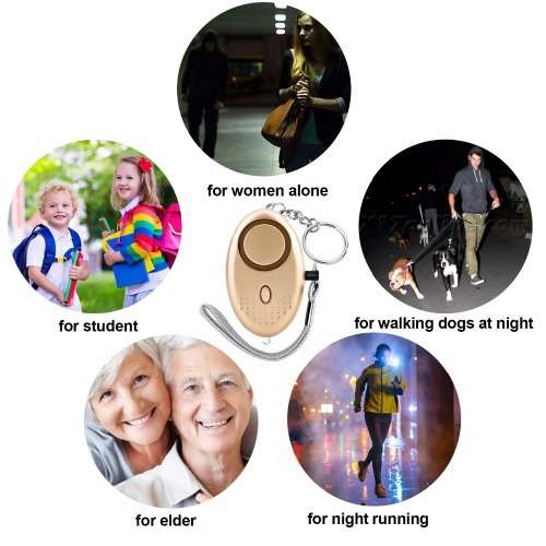 300 DB Key Ring alarm with Led Light