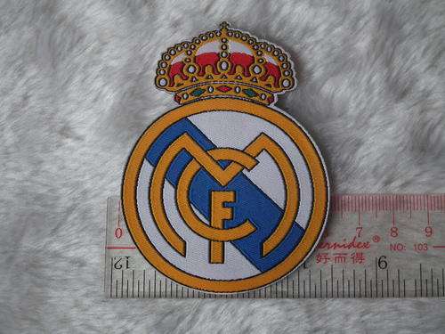 kiTki spain Real Madrid soccer football team iron-on embroidered patch emblem applique